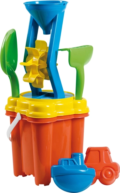 ANDRONI zandset met molentje, 7-delig