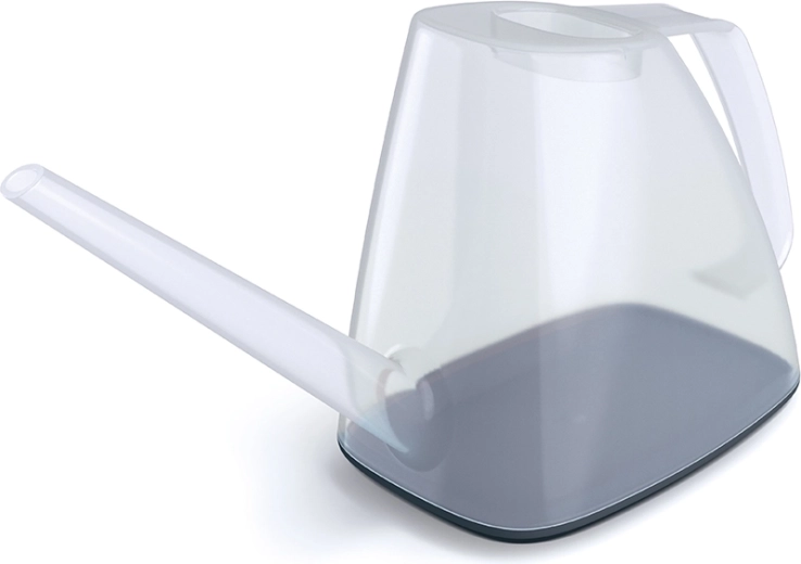 Gieter Rivo 1,7 l – transparant met antraciet deksel