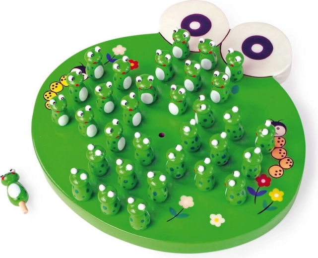 Houten solitaire kikker small foot