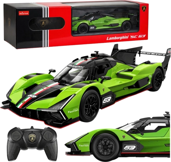 RC auto LAMBORGHINI SC63 1:24 groen Rastar