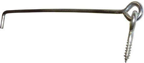 Verzinkte haken voor ramen en deuren – set van 10 stuks