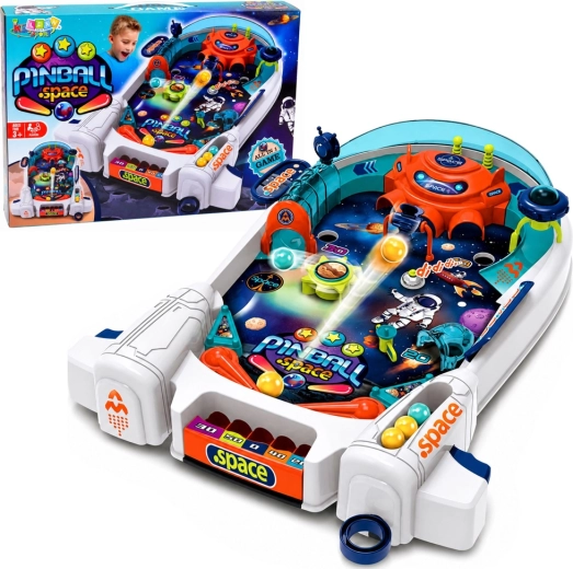 Pinball Space kosmisch pinballspel met 8 balletjes