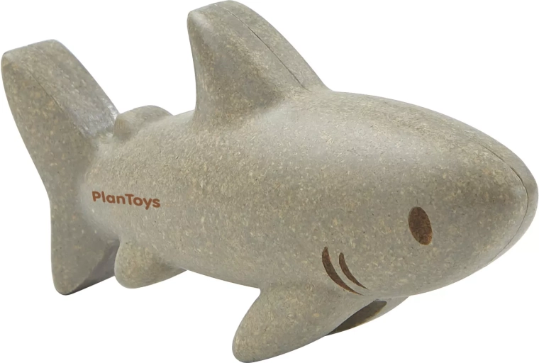 PlanToys houten figuurtje haai