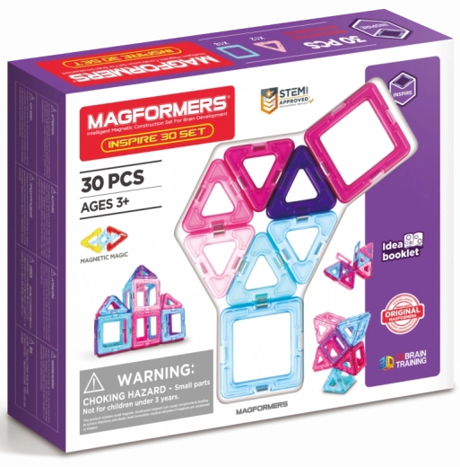 Magnetische bouwset Magformers Inspire Pastel 30 stuks