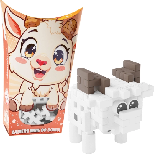 Bouwset MINI WAFFLE Pocket Pets – bokje