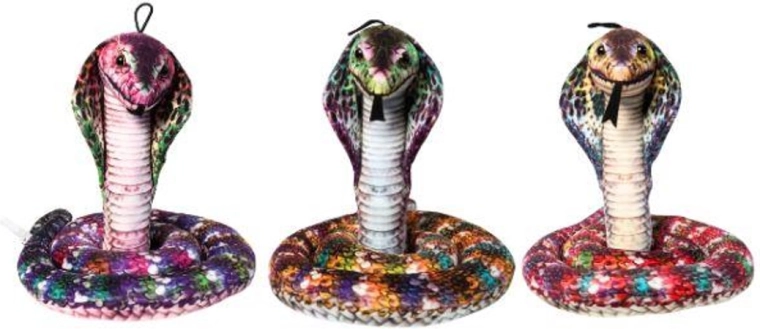 Pluchen cobra – zachte slang voor kinderen