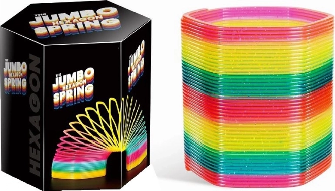 SPARKYS Regenboogspiraal Jumbo zeshoek