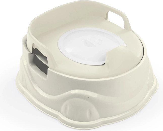 3-in-1 potje, wc-verkleiner en kinderkrukje, beige
