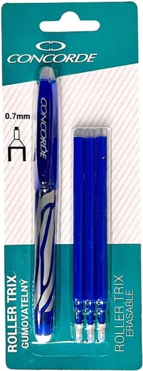 Roller Concorde Trix uitwisbaar 0,7 mm blauw + 3 vullingen
