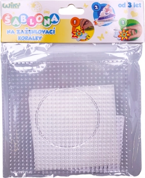 Sjabloon voor strijkkralen – vierkant