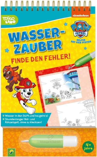 Paw Patrol toveren met water – vind de fout (kartonnen boek) - 1 stuk