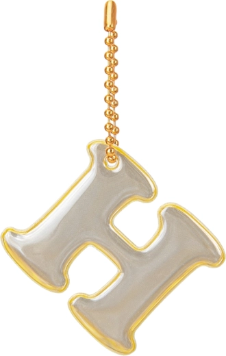 Baagl reflecterende hanger letter H