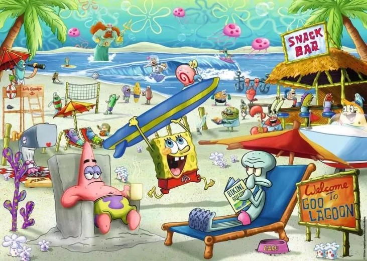 Puzzel RAVENSBURGER Spongebob 1000 stukjes