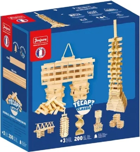 Jeujura houten bouwset Técap Classic 200 stuks