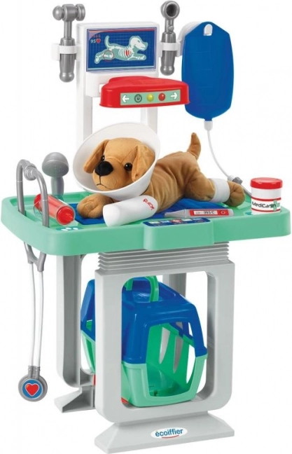 Dierenkliniek ECOIFFIER met pluchen hondje en accessoires