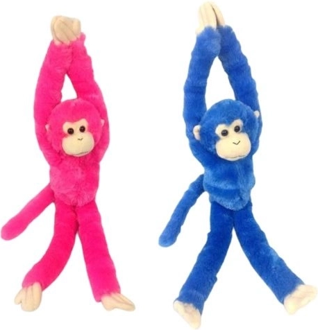 Pluchen aap met klittenband 48 cm