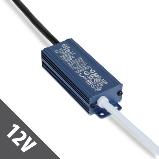 Gestabiliseerde schakelende netvoeding 12 V DC 24 W 2 A IP67