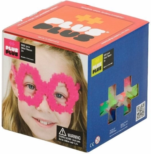Kunststof bouwset PlusPlus Mini Neon - 600 stukjes