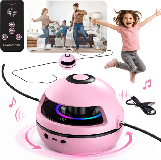 Elektrisch interactief springtouw met muziek, Bluetooth, afstandsbediening en teller - 1 stuk