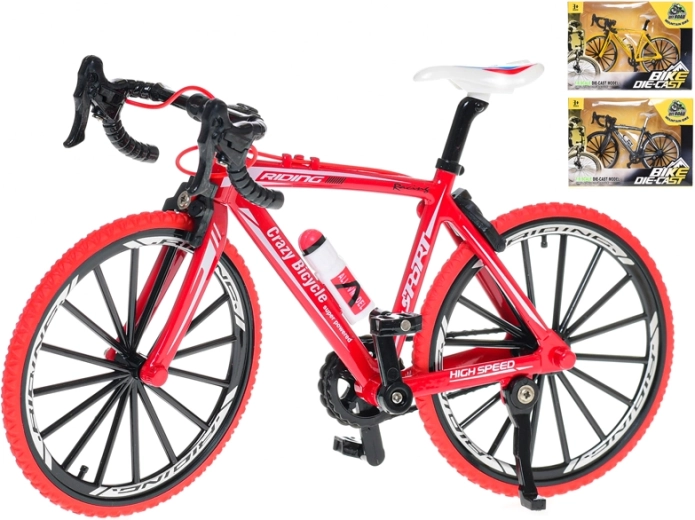 Metalen model van een racefiets 20 cm