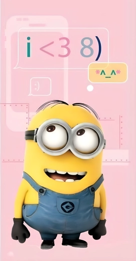 Kinder katoenen strandhanddoek Minions roze 70 × 140 cm