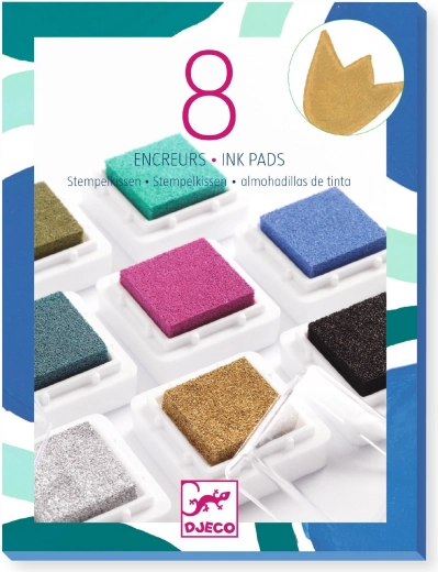 Chic Inktkussentjes voor stempels van Djeco