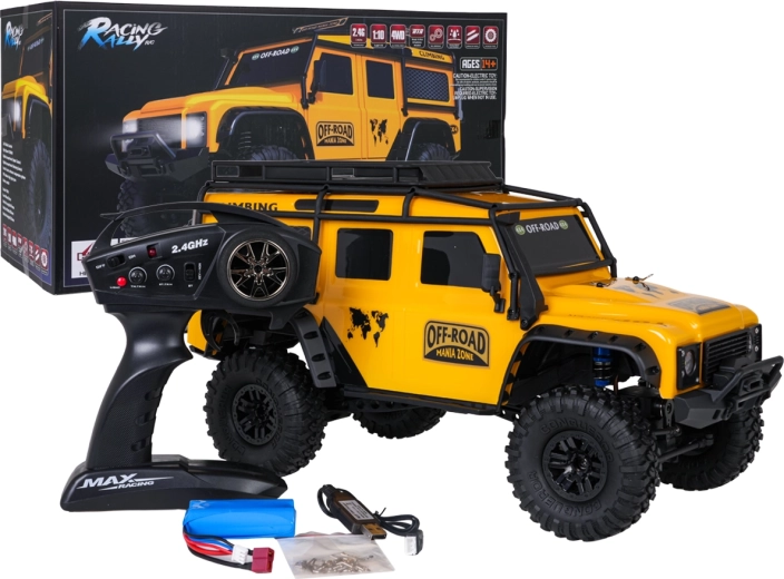 Terrein RC-auto Climbing beast 4x4 1:10 zandkleurig