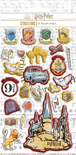 Harry Potter 3D-stickers voor herhaaldelijk gebruik