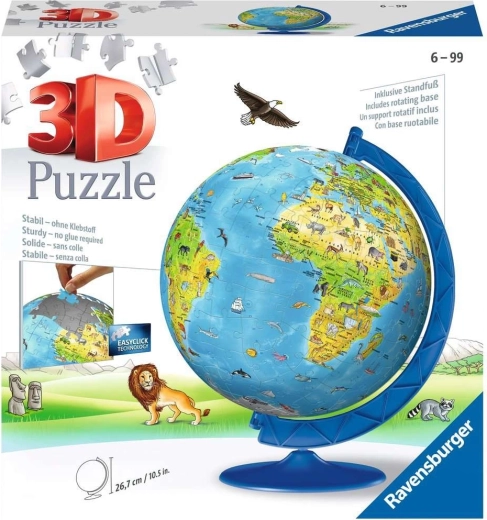 Ravensburger 3D-puzzel kinderglobe 180 stukjes
