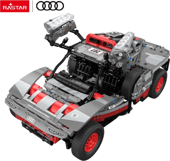 Bouwset model Audi RS Q e-tron RASTAR grijs (1:8)