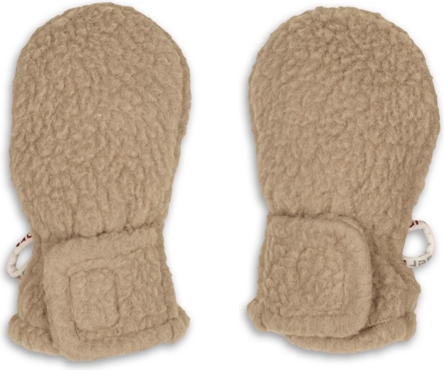 Lodger wantjes teddy beige