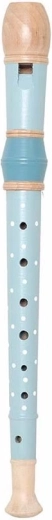 Jabadabado houten fluit blauw