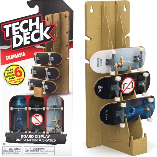 Tech Deck Sk8Mafia-displaystandaard voor fingerboards met 3 boards - 3 stuks