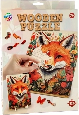 CCG houten puzzel vos 126 stukjes