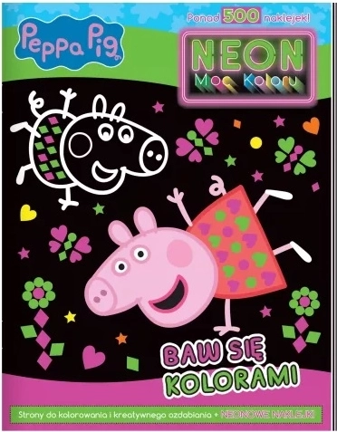 Peppa Pig – Neonachtige kracht van kleuren (kleurplaten met stickers)