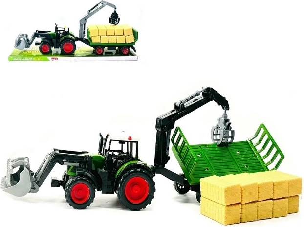 Tractor met landbouwmachine