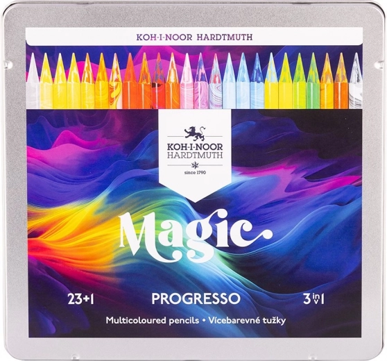 Artistieke kleurpotloden Koh-I-Noor Progresso Magic 24 stuks