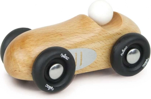 Vilac mini raceauto – naturel hout