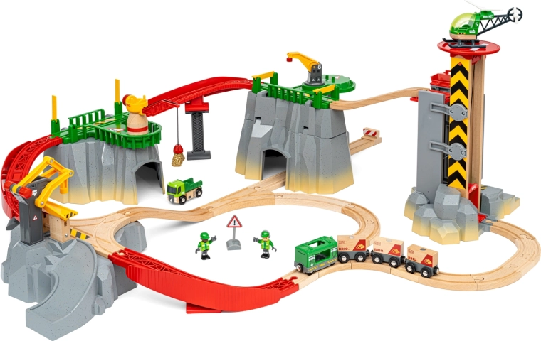 BRIO World vracht-bergtreinset