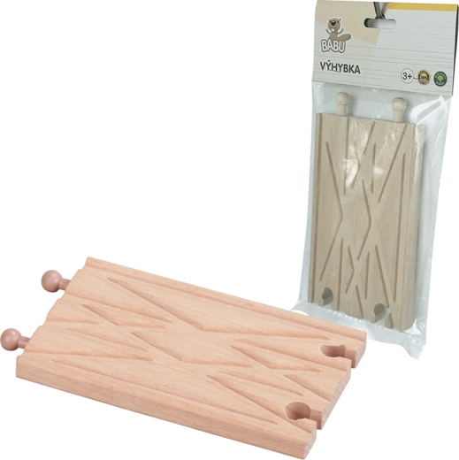 Babu treinen dubbelsporig rechte rail 15 cm