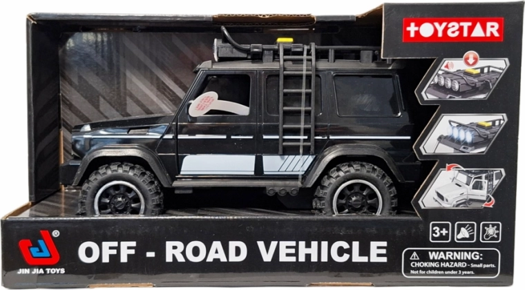 Terreinwagen off-road met licht en geluid