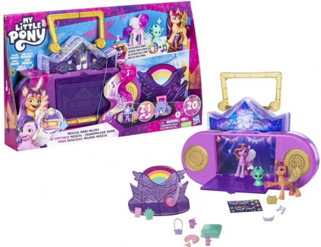 My Little Pony muzikaal 2-in-1 set met prinses Pipp