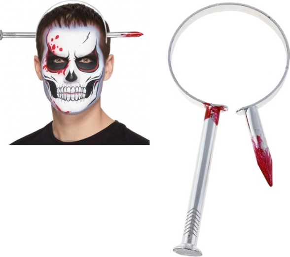 Hoofdband met spijker in het hoofd