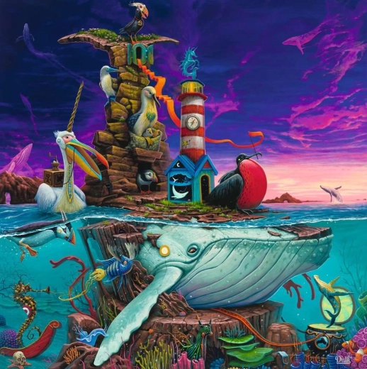 Ravensburger vierkante puzzel Archipel 500 stukjes