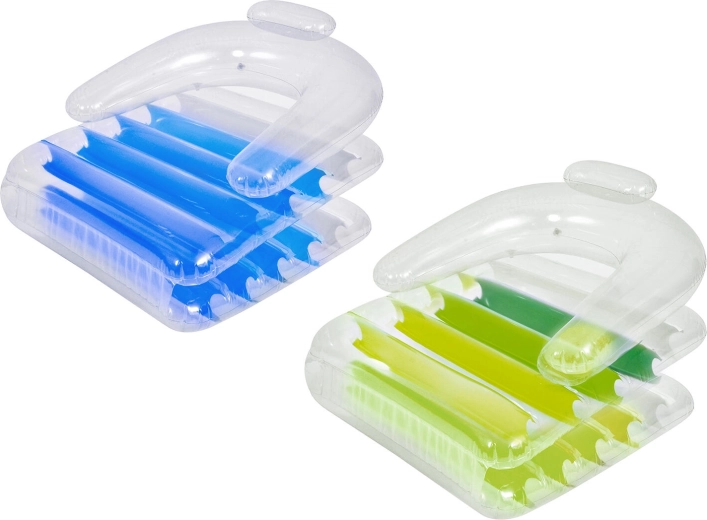 Opblaasbare waterstoel 180 × 79 × 48 cm, mix van kleuren