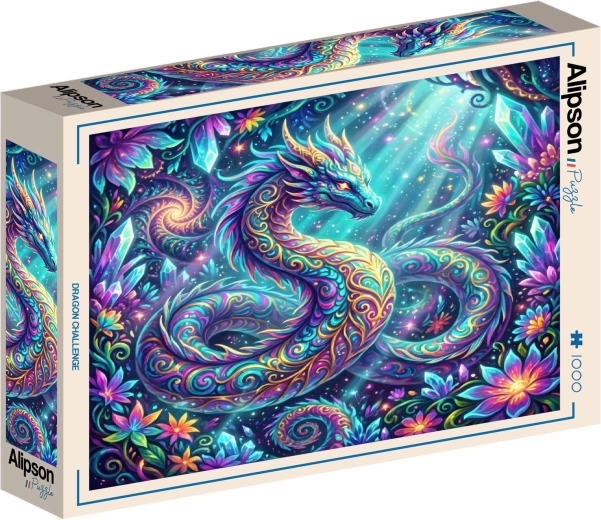Alipson vierkante puzzel Drakenuidaging 1000 stukjes