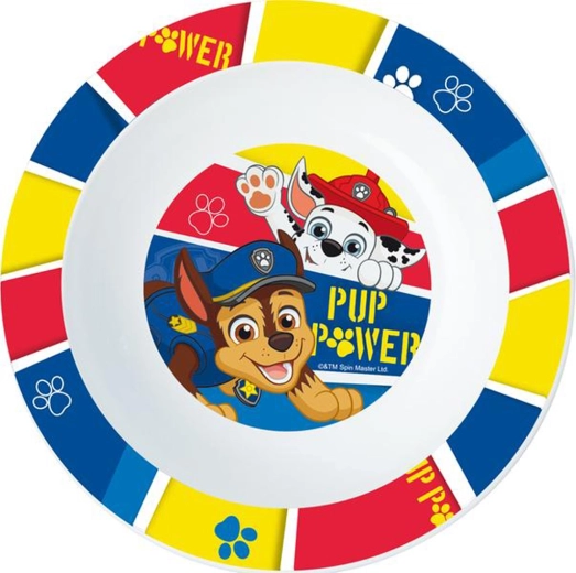 Plastic kom PAW PATROL 16 cm blauw