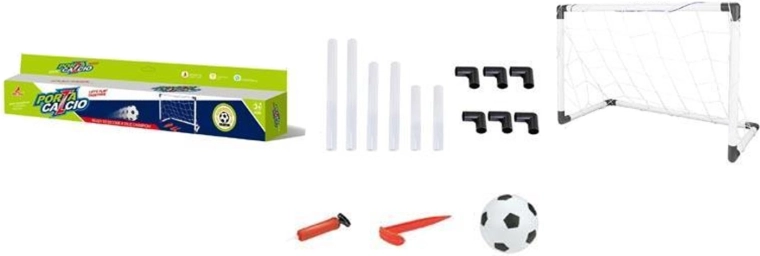 Voetbaldoel met bal en pomp voor kinderen