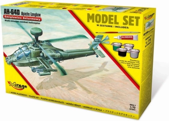Modelset AH-64D Apache Longbow [Amerikaanse aanvalshelikopter].