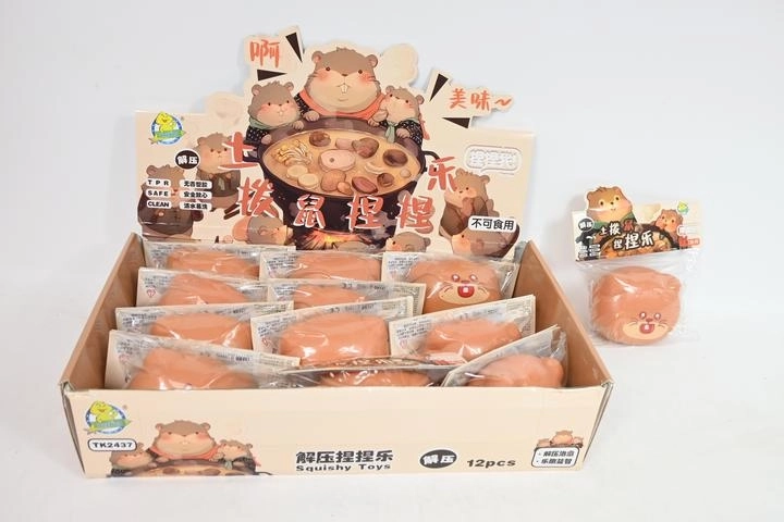 Antistress knijpbeertje (12 stuks in display)